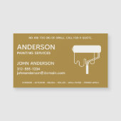 Berufliche Malerei. Magnetkarte (Vorderseite)