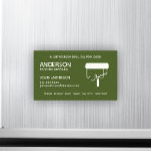 Berufliche Malerei. Magnetkarte