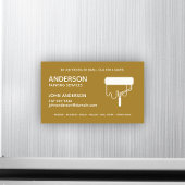 Berufliche Malerei. Magnetkarte