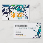 Berufliche Malerei-Maler-grafischer Künstler Visitenkarte (Vorne/Hinten)