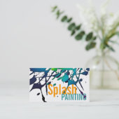 Berufliche Malerei-Maler-grafischer Künstler Visitenkarte (Stehend Vorderseite)