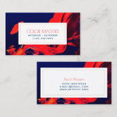 Berufliche Malerei, Maler-Visitenkarte Visitenkarte (Vorne/Hinten)