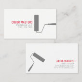 Berufliche Malerei, Maler-Visitenkarte Visitenkarte (Vorne/Hinten)