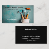 Berufliche Malerei Service elegante Lackeimer Visitenkarte (Vorne/Hinten)