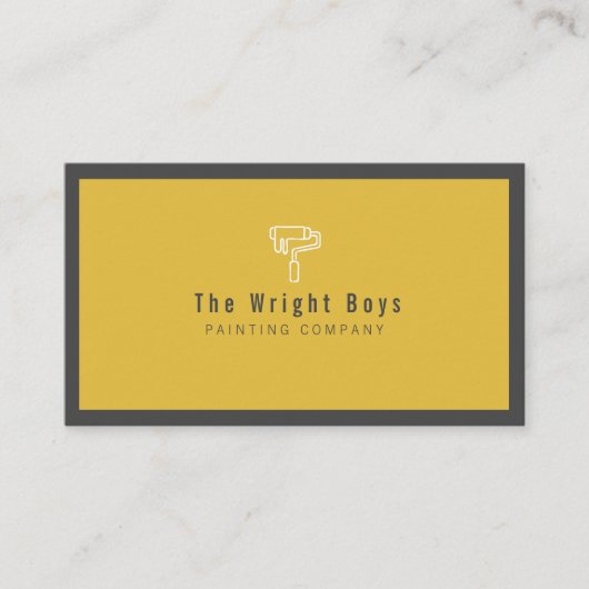 Berufliche Malerei Visitenkarte (Vorderseite)