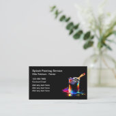 Berufliche Malerfarben Visitenkarte (Stehend Vorderseite)