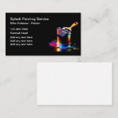 Berufliche Malerfarben Visitenkarte (Vorne/Hinten)