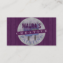 Berufliche Malergeschäftskarte Visitenkarte