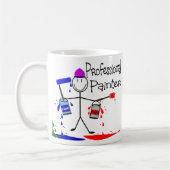 Berufliche Malerin Kaffeetasse (Links)