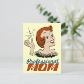 Berufliche Mama Postkarte (Stehend Vorderseite)