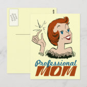 Berufliche Mama Postkarte (Vorne/Hinten)