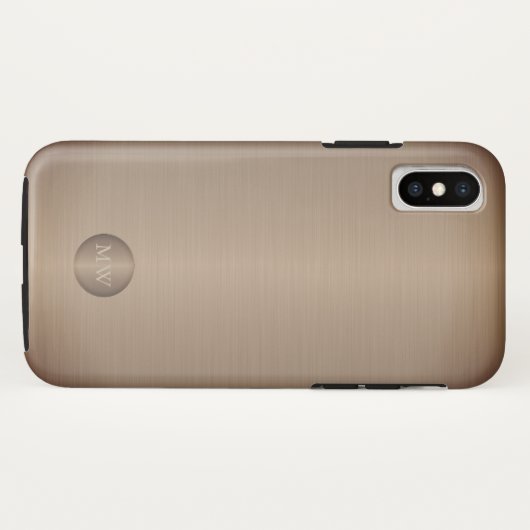 Berufliche Männer mit Monogramm Case-Mate iPhone Hülle (Rückseite (Horizontal))