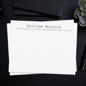 Berufliche Männer - Personalisiert mit Namen Mitteilungskarte