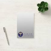 Berufliche Medizin Caduceus Gold Blue Post-it Klebezettel (Büro)