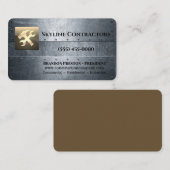 Berufliche Metallbaufirma Visitenkarte (Vorne/Hinten)