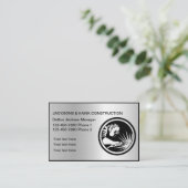 Berufliche Metallbaufirma Visitenkarte (Stehend Vorderseite)