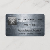 Berufliche Metallbaufirma Visitenkarte (Vorderseite)