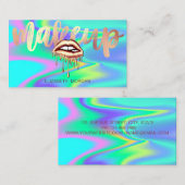 Berufliche metallhaltige Tropflippen, holografisch Visitenkarte (Vorne/Hinten)