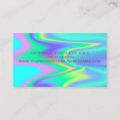 Berufliche metallhaltige Tropflippen, holografisch Visitenkarte (Rückseite)