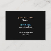 Berufliche Metallschweißfabrikation und AN Visitenkarte (Rückseite)