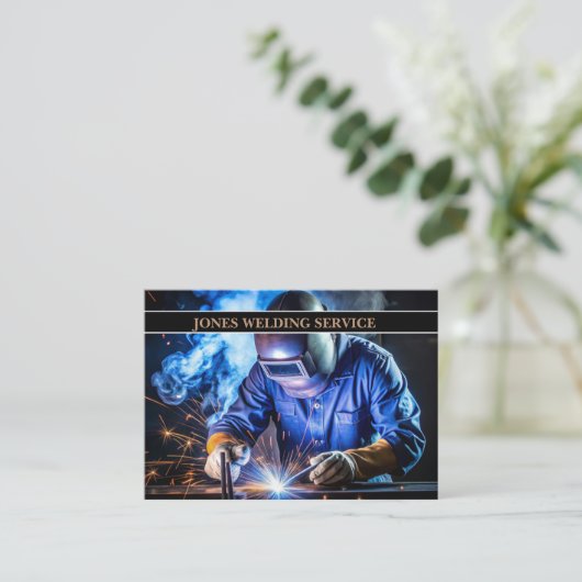 Berufliche Metallschweißfabrikation und AN Visitenkarte (Stehend Vorderseite)