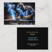 Berufliche Metallschweißfabrikationsfirma Visitenkarte (Vorne/Hinten)