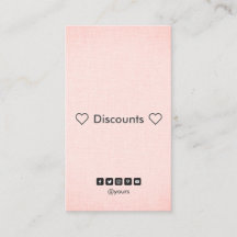 Berufliche minimale erröten Leinenrabatt-Vertikale