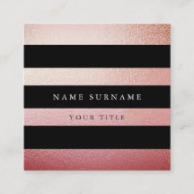 Berufliche minimale Goldquadrat-Geschäfts-Karte