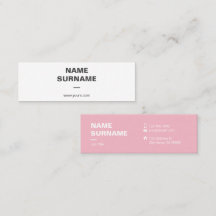 Berufliche minimale Typografie-Minigeschäfts-Karte