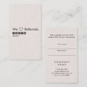 Berufliche minimale vertikale visitenkarte (Vorne/Hinten)