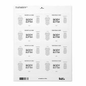 Berufliche Minimalistische Buttermarken (Vorne)