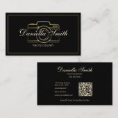 Berufliche Minimalistische Fotografie Visitenkarte (Vorne/Hinten)