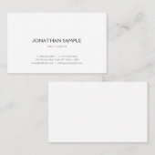 Berufliche Minimalistische Grafikdesign-Vorlage Visitenkarte (Vorne/Hinten)