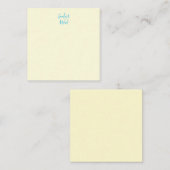 Berufliche minimalistische Kalligraphie Mitteilungskarte (Vorne/Hinten)