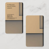 Berufliche Minimalistische Kunst Trendy Stilvoll Visitenkarte (Vorne/Hinten)