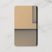 Berufliche Minimalistische Kunst Trendy Stilvoll Visitenkarte (Rückseite)