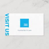 Berufliche Minimalistische Moderne Visitenkarte (Rückseite)