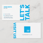 Berufliche Minimalistische Moderne Visitenkarte (Vorne/Hinten)