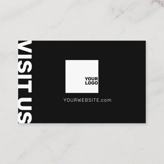 Berufliche Minimalistische Moderne Visitenkarte (Rückseite)