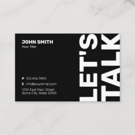 Berufliche Minimalistische Moderne Visitenkarte