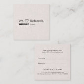 Berufliche Minimalistische quadratische Visitenkarte (Vorne/Hinten)