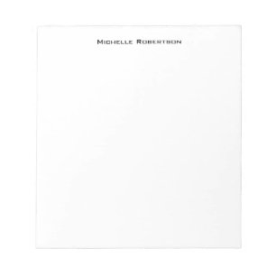 Berufliche Minimalistische Schlichte Einfache Mode Notizblock