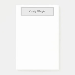 Berufliche Minimalistische Schlichte klassische Ha Post-it Klebezettel