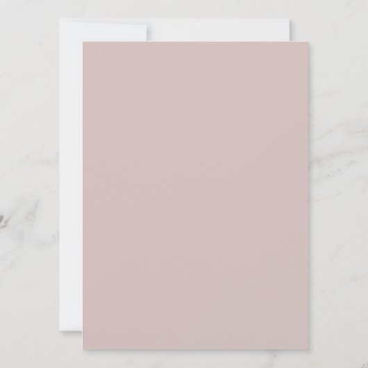 Berufliche Minimalistische Schlichte Rose Goldfarb Save The Date (Rückseite)