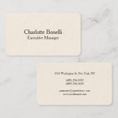 Berufliche Minimalistische Signatur Visitenkarte (Vorne/Hinten)