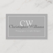 Berufliche Minimalistische Visitenkarte (Vorderseite)