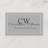 Berufliche Minimalistische Visitenkarte (Vorderseite)