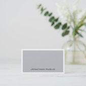 Berufliche Mit Monogramm Designtrendy Visitenkarte (Stehend Vorderseite)