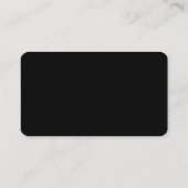 Berufliche Mit Monogramm Logo-Creme Beige Visitenkarte (Rückseite)