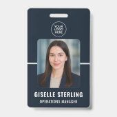 Berufliche Mitarbeiter Foto ID Company Arbeit Ausweis (Vorderseite)